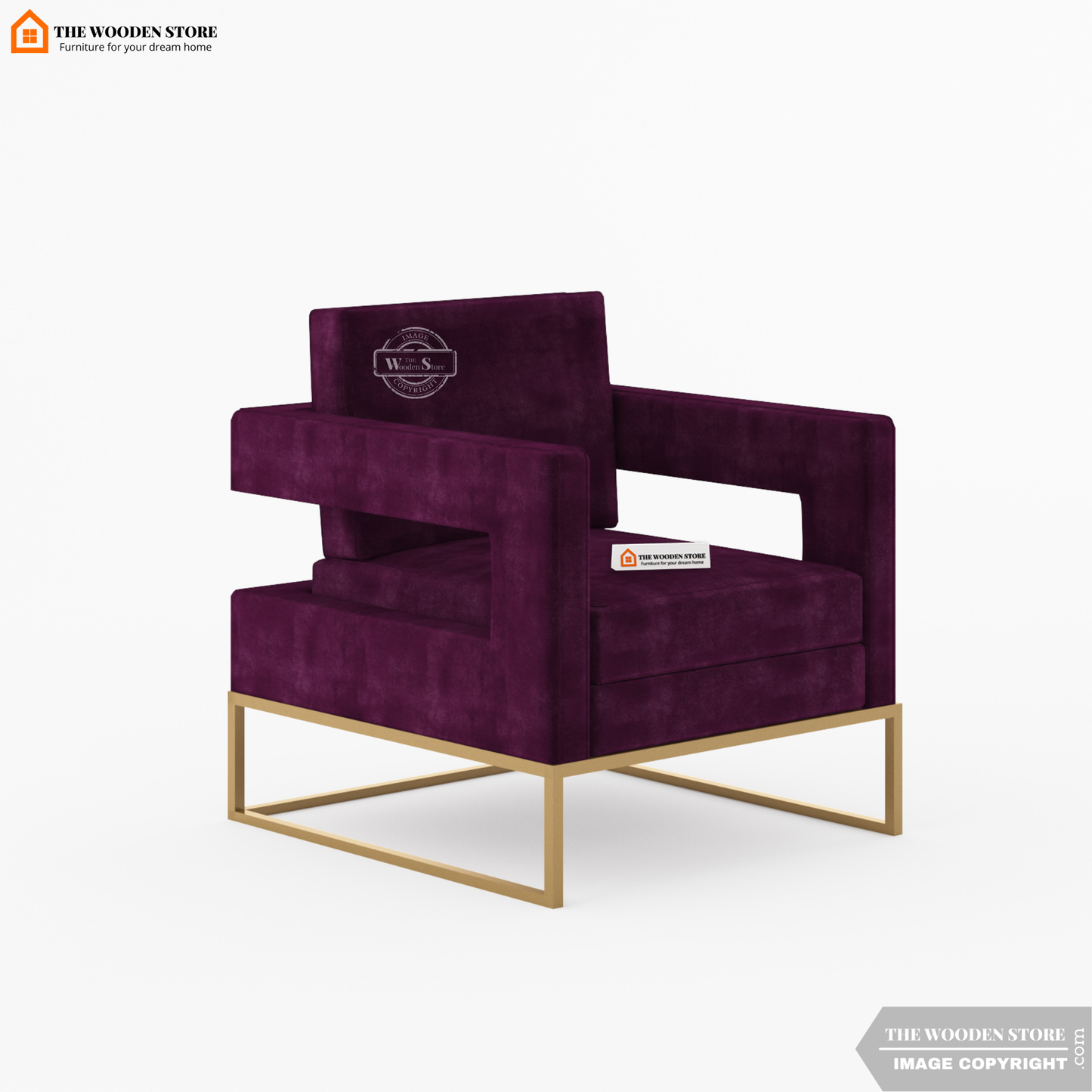 Verve Arm Chair (Wine Berry)
