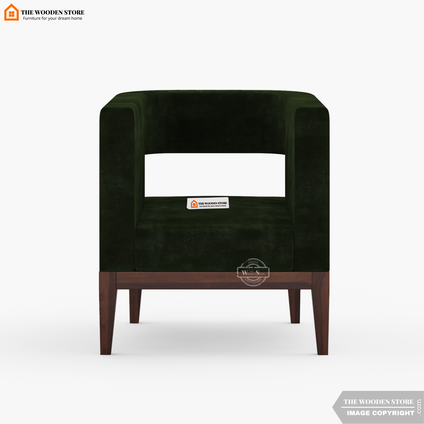 Zentro Lounge Chair (Olive Green)