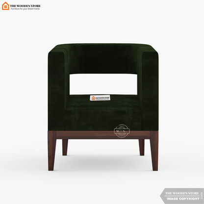 Zentro Lounge Chair (Olive Green)