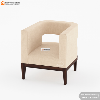 Zentro Lounge Chair (Soft Vanilla)