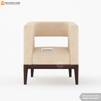Zentro Lounge Chair (Soft Vanilla)