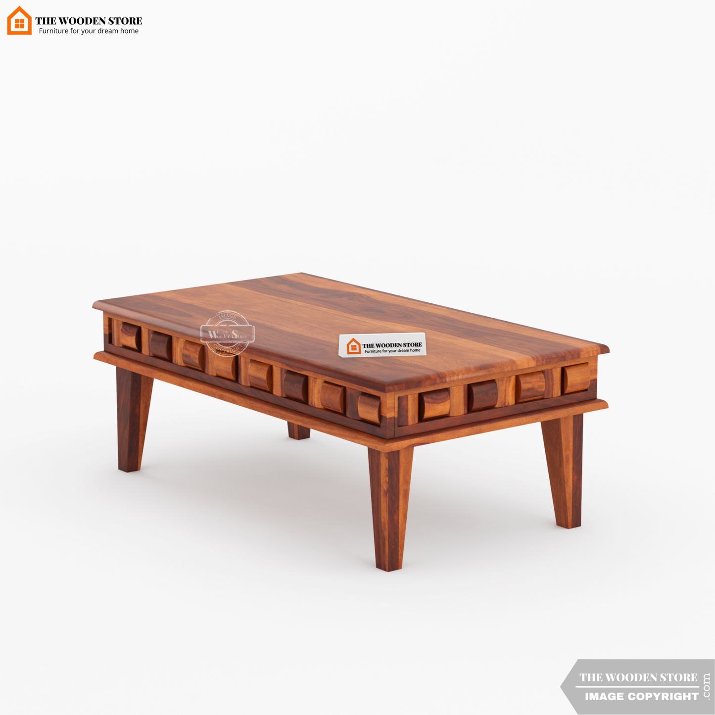 Woodwave Coffee Table (Honey Finish)
