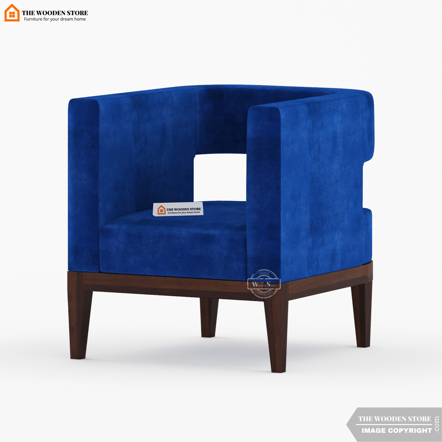 Zentro Lounge Chair (Marine Blue)