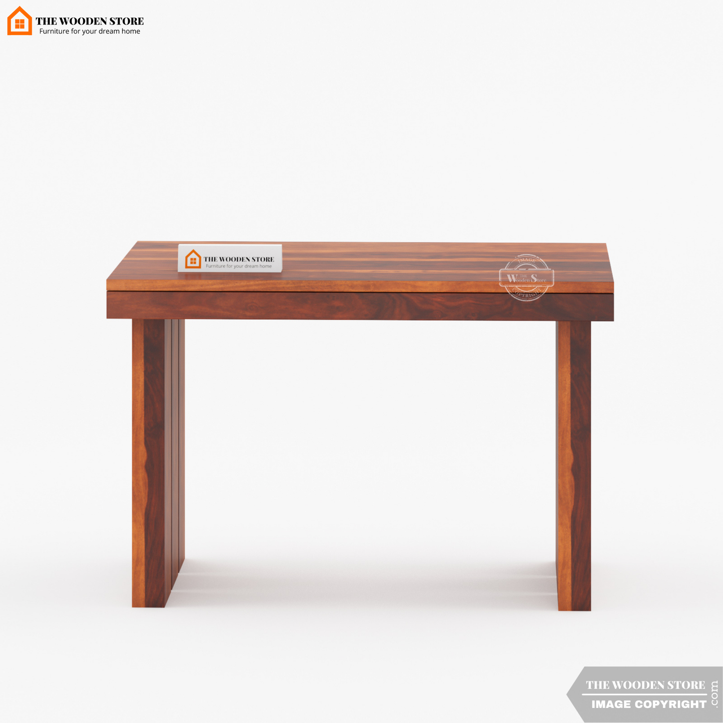 Tom 4 Seater Dining Table Set (Honey Finish)