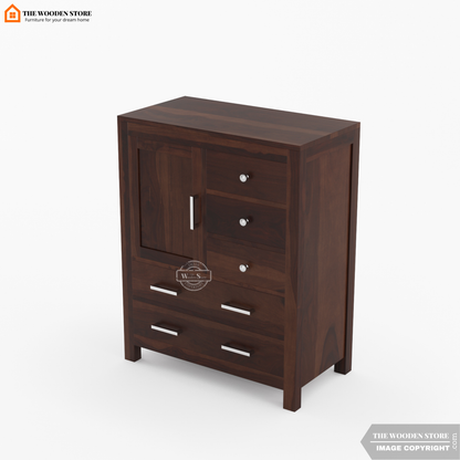 Bristol Chest Of Drawers (Walnut Finish)