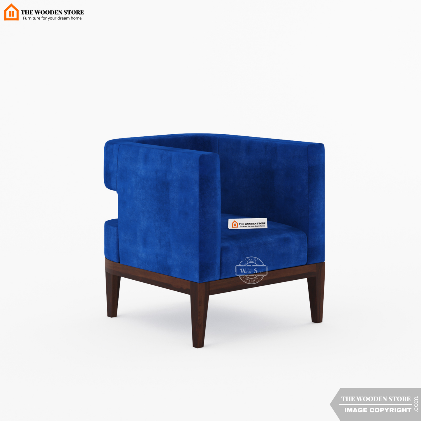 Zentro Lounge Chair (Marine Blue)