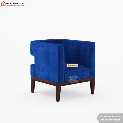 Zentro Lounge Chair (Marine Blue)