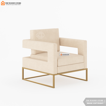Verve Arm Chair (Soft Vanilla)