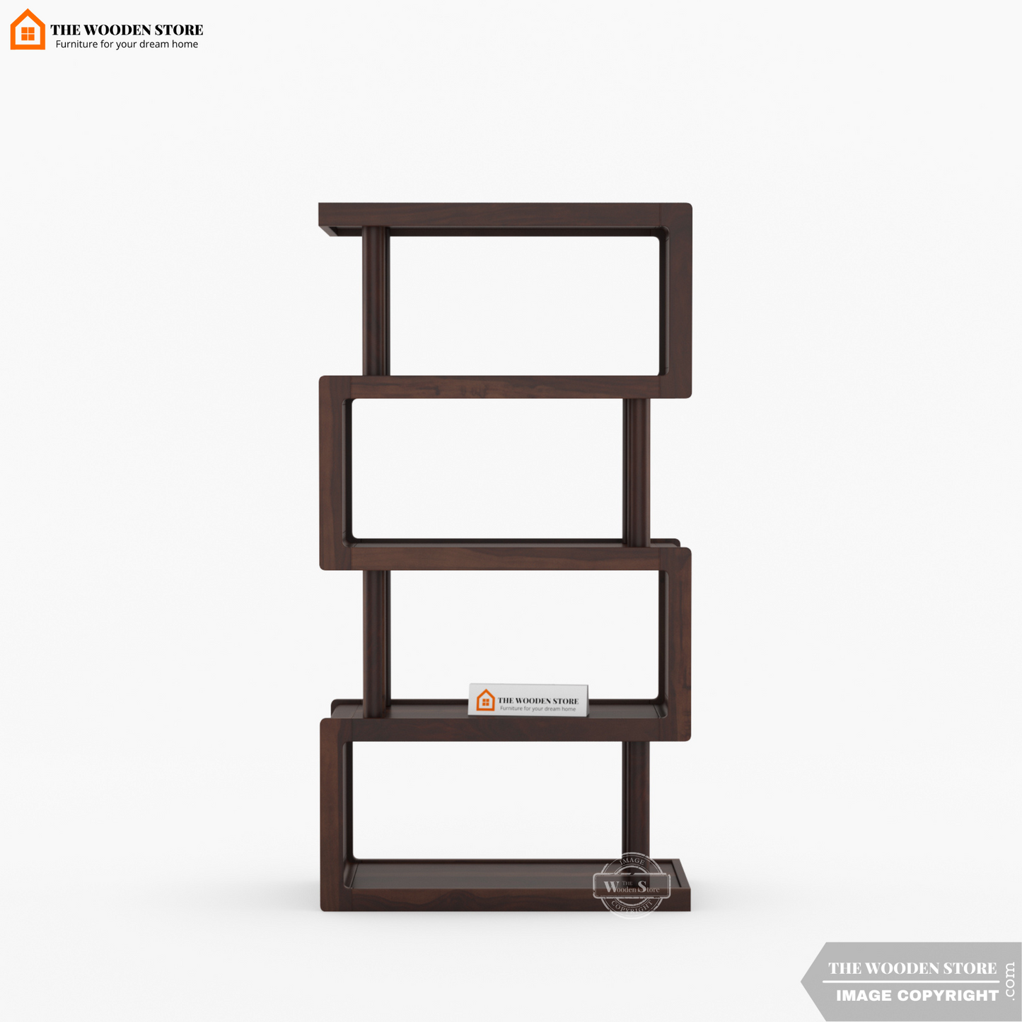 Akazie Bookshelf (Walnut Finish)