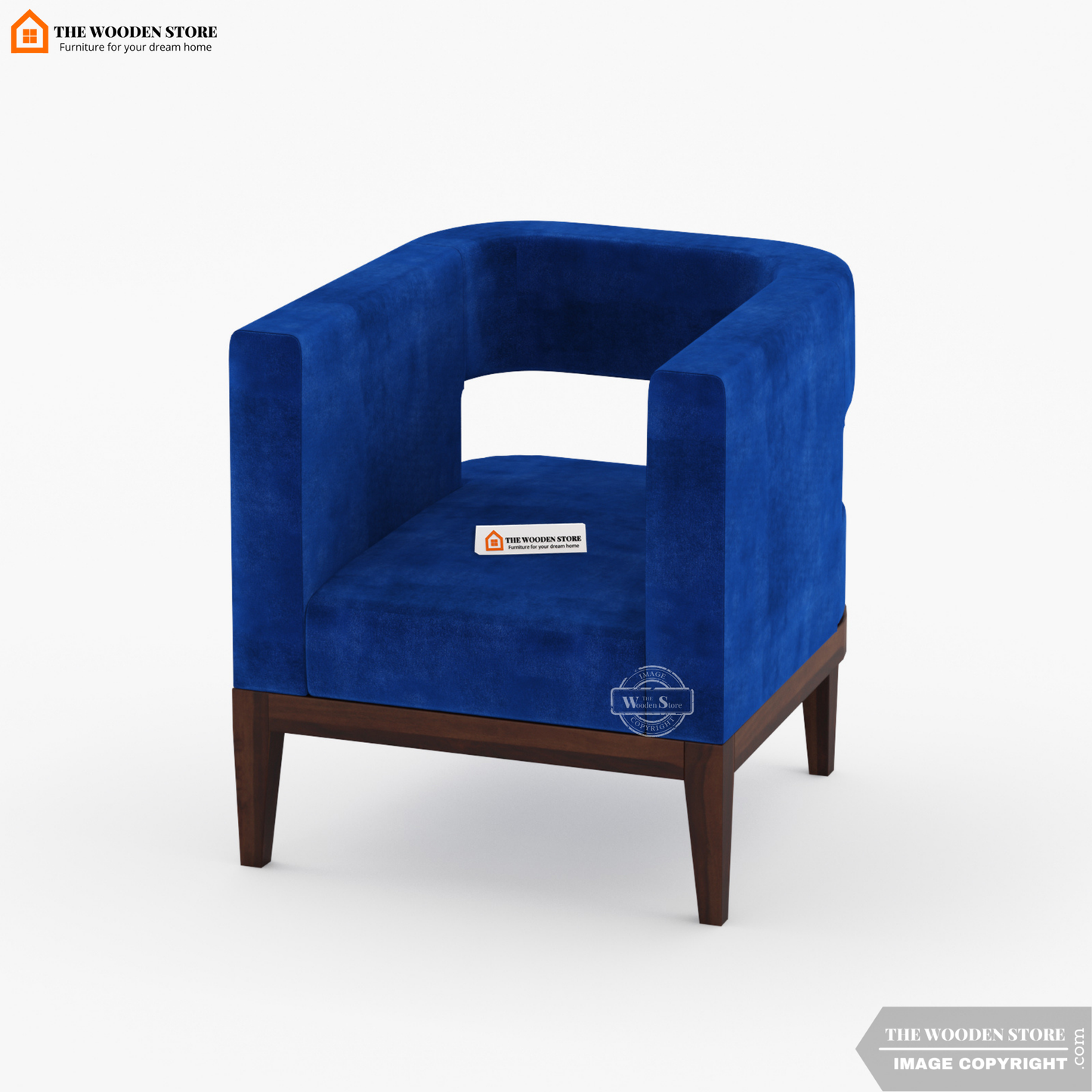 Zentro Lounge Chair (Marine Blue)