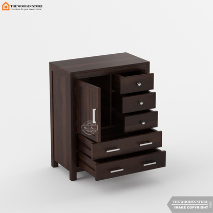 Bristol Chest Of Drawers (Walnut Finish)