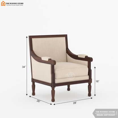 Arvex Lounge Chair (Soft Vanilla)