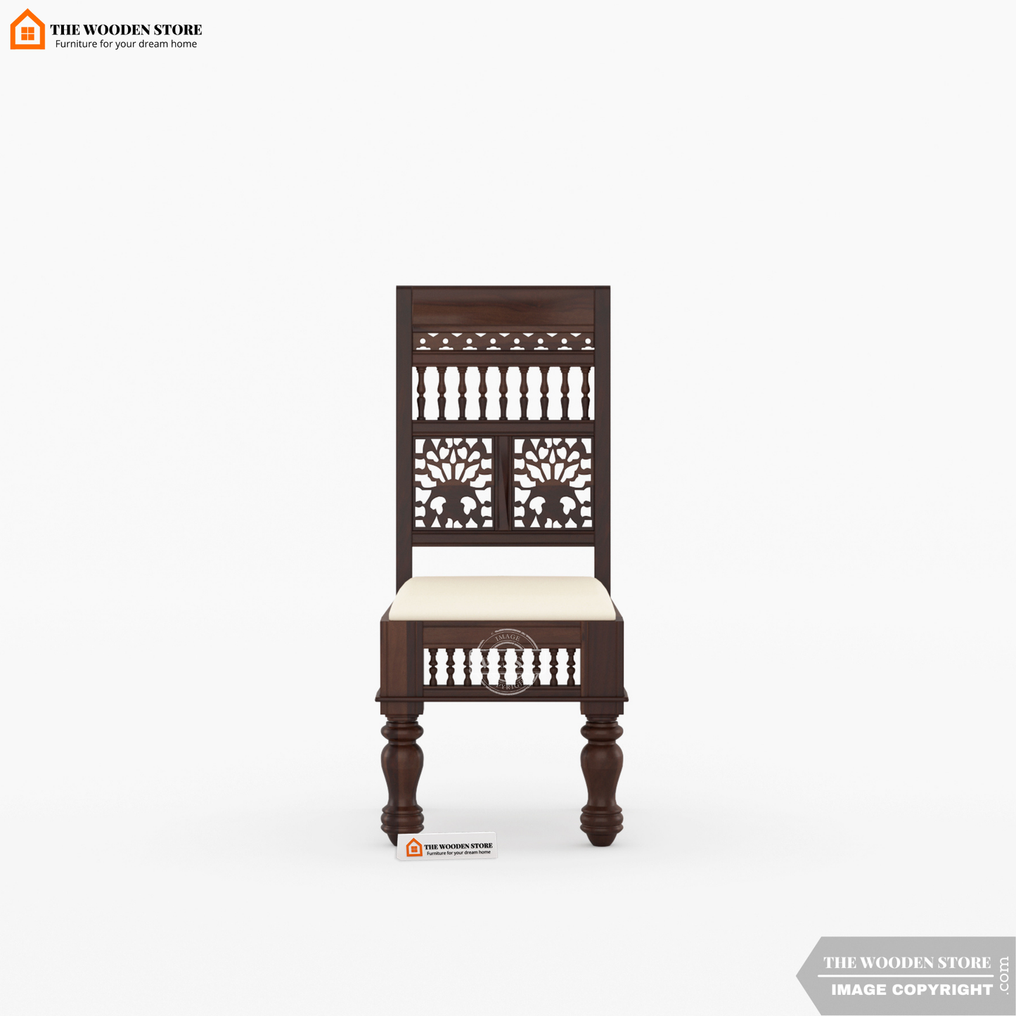 Ekatra 6 Seater Dining Set (Walnut Finish)