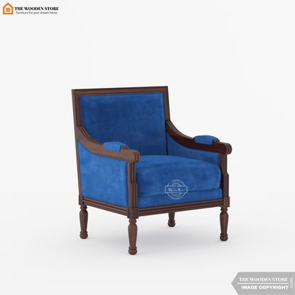 Arvex Lounge Chair (Marine Blue)
