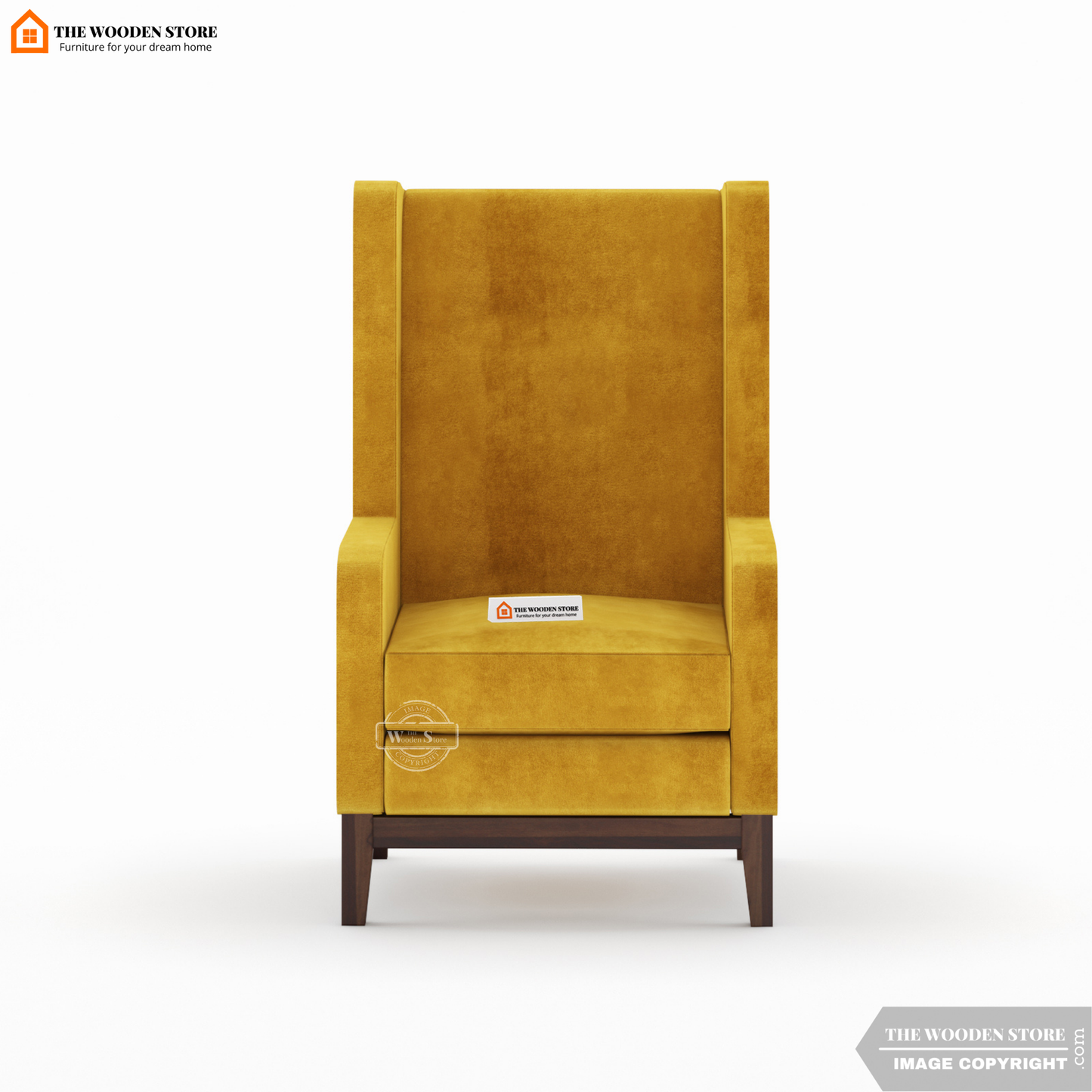 Joe Lounge Chair (Orange Gold)