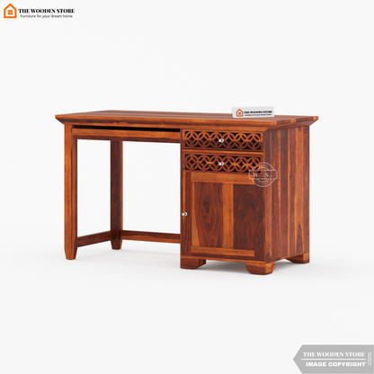 Daffy Study Table (Honey Finish)