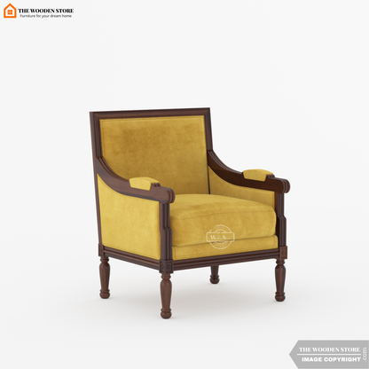 Arvex Lounge Chair (Orange Gold)