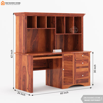 Octave Study Table (Honey Finish)