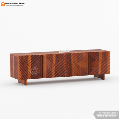 Bria Tv Unit (Honey Finish)