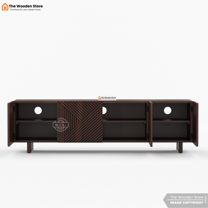 Bria Tv Unit (Walnut Finish)