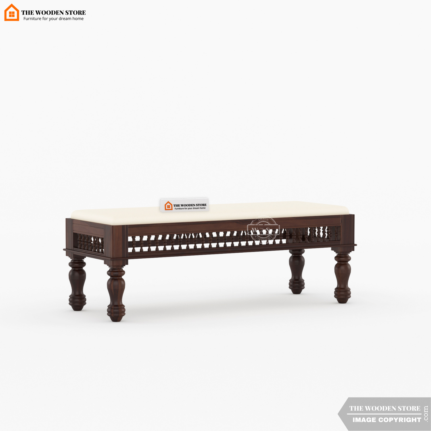 Ekatra 6 Seater Dining Set (Walnut Finish)