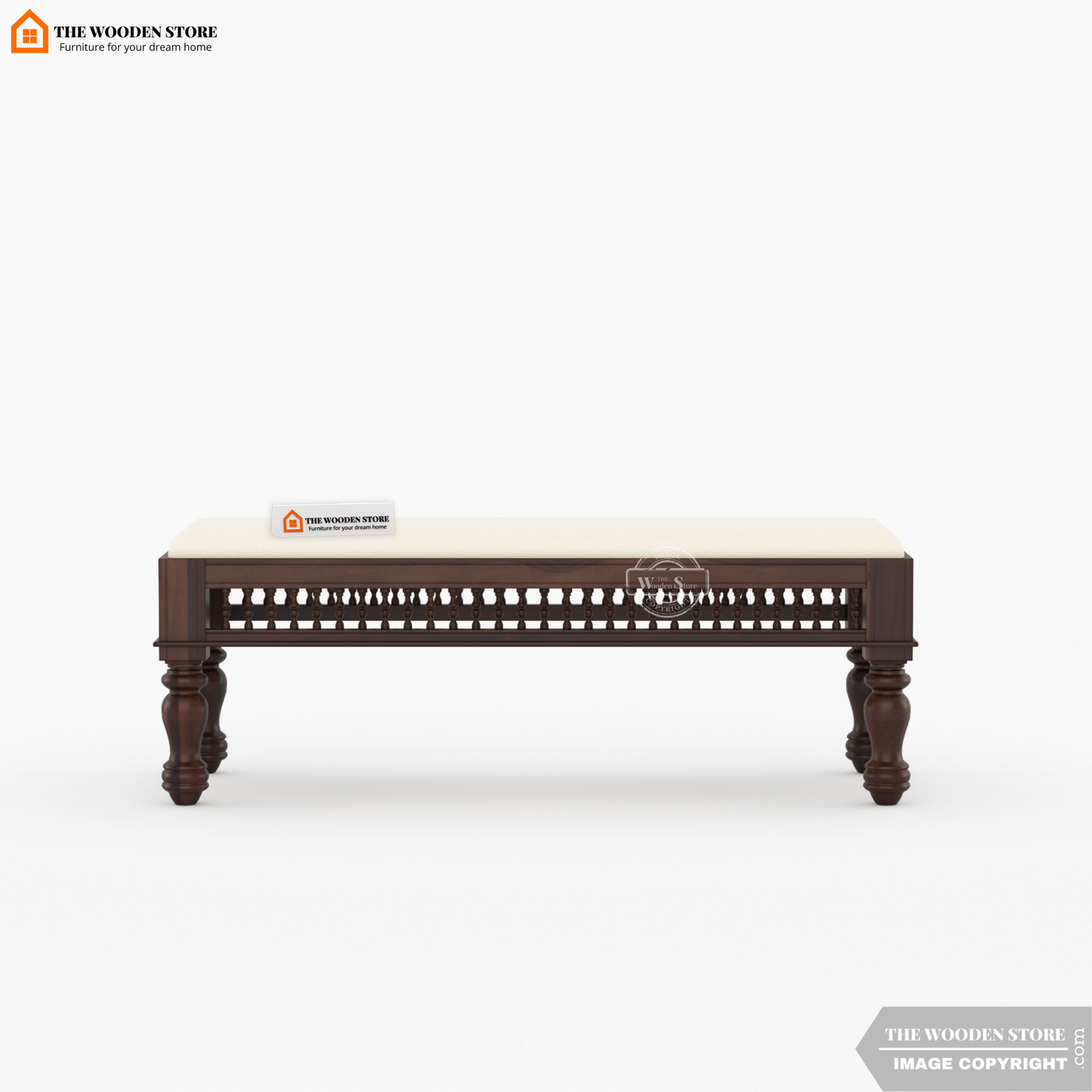 Ekatra 6 Seater Dining Set (Walnut Finish)