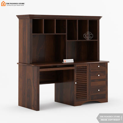 Octave Study Table (Walnut Finish)