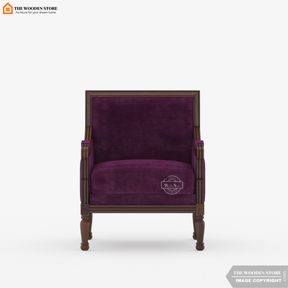 Arvex Lounge Chair (Wine Berry)