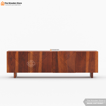 Bria Tv Unit (Honey Finish)