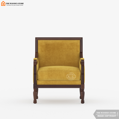Arvex Lounge Chair (Orange Gold)