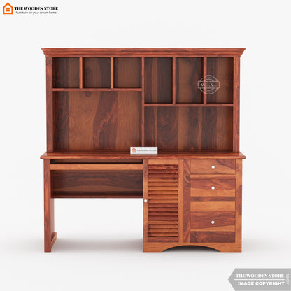 Octave Study Table (Honey Finish)
