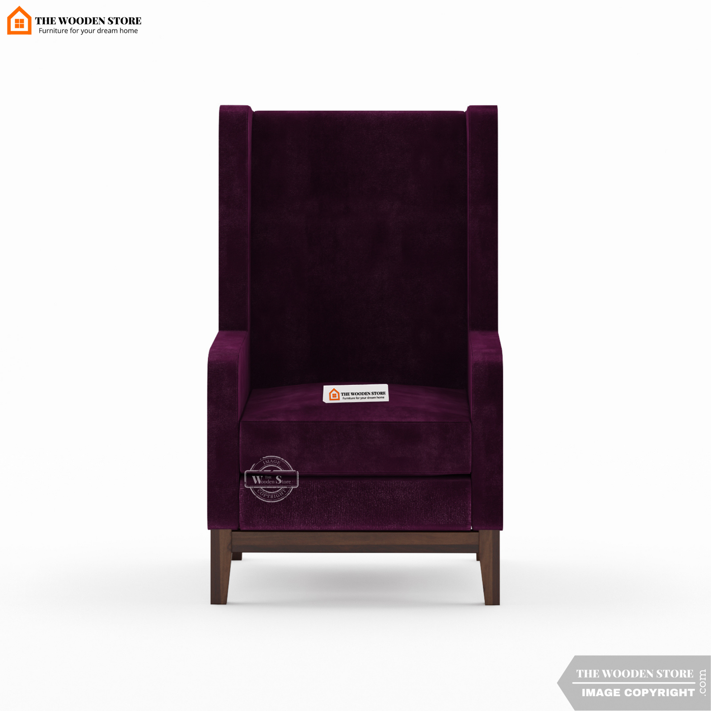 Joe Lounge Chair (Wine Berry)