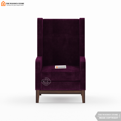 Joe Lounge Chair (Wine Berry)