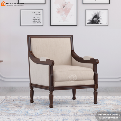Arvex Lounge Chair (Soft Vanilla)
