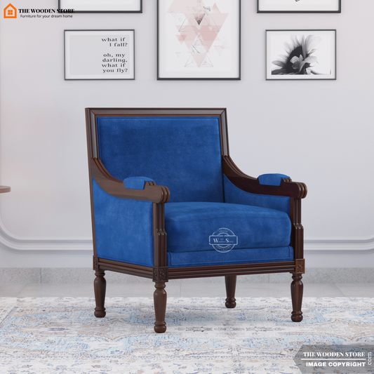 Arvex Lounge Chair (Marine Blue)