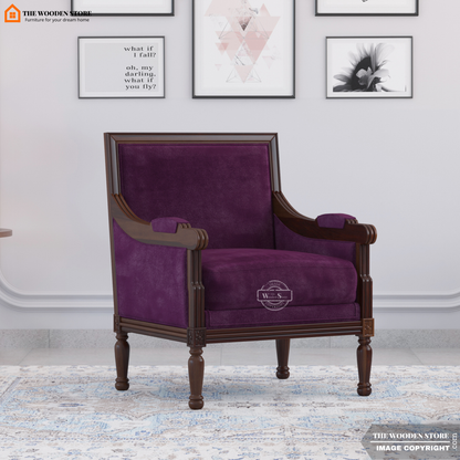 Arvex Lounge Chair (Wine Berry)