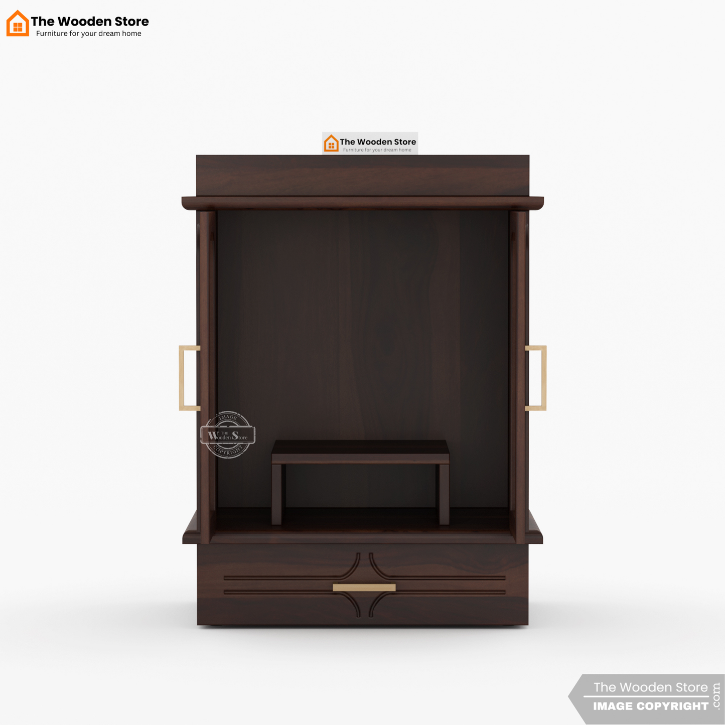 Gopal Home Temple (Walnut Finish)