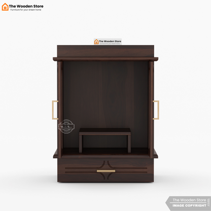Gopal Home Temple (Walnut Finish)
