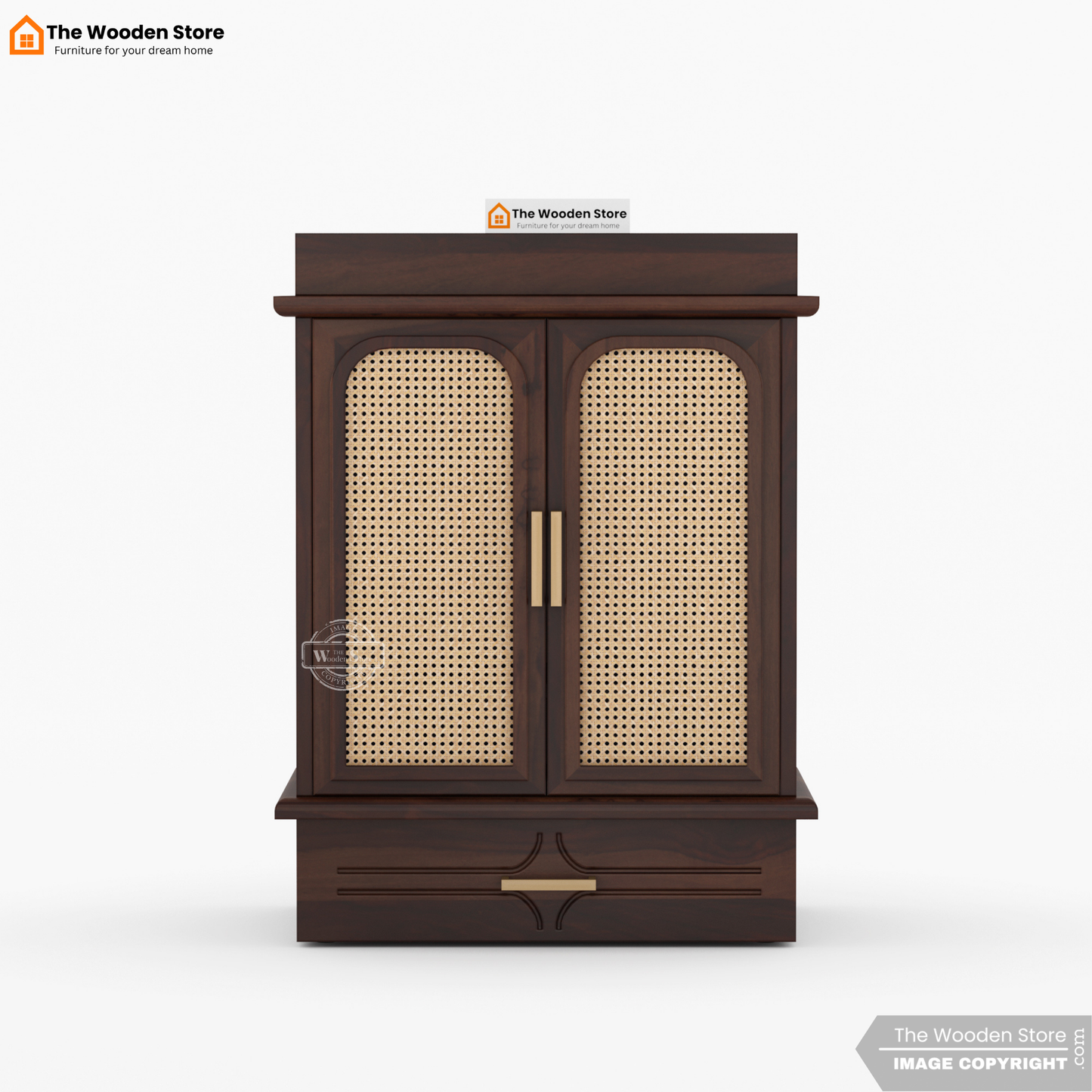 Gopal Home Temple (Walnut Finish)