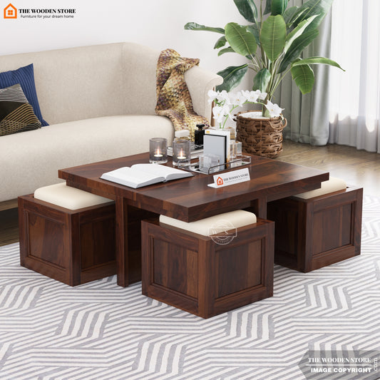 Harbor Coffee Table Set (Walnut Finish)