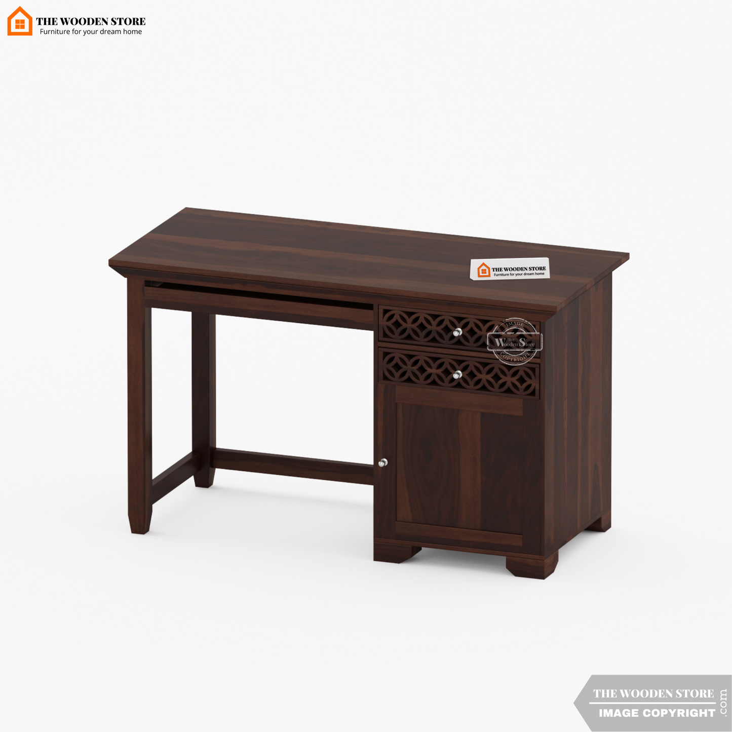 Daffy Study Table (Walnut Finish)