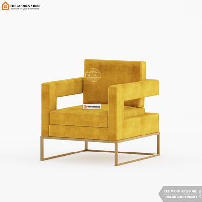 Verve Arm Chair (Orange Gold)