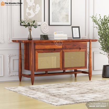 Ellis Cabinet and Sideboard (Honey Finish)