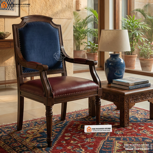 Windsor Classic Arm Chair (Deep Wine)