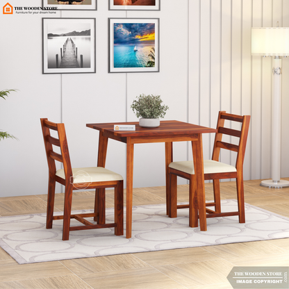 Sharon 2 Seater Dining Set (Honey Finish)