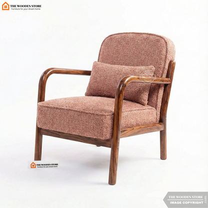 Denora Arm Dining Chair (Honey Finish)