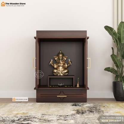 Gopal Home Temple (Walnut Finish)