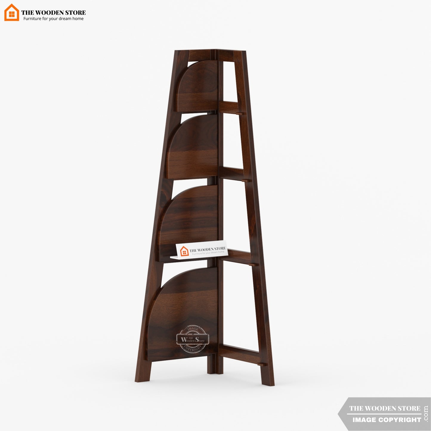 Amber Bookshelf (Walnut Finish)
