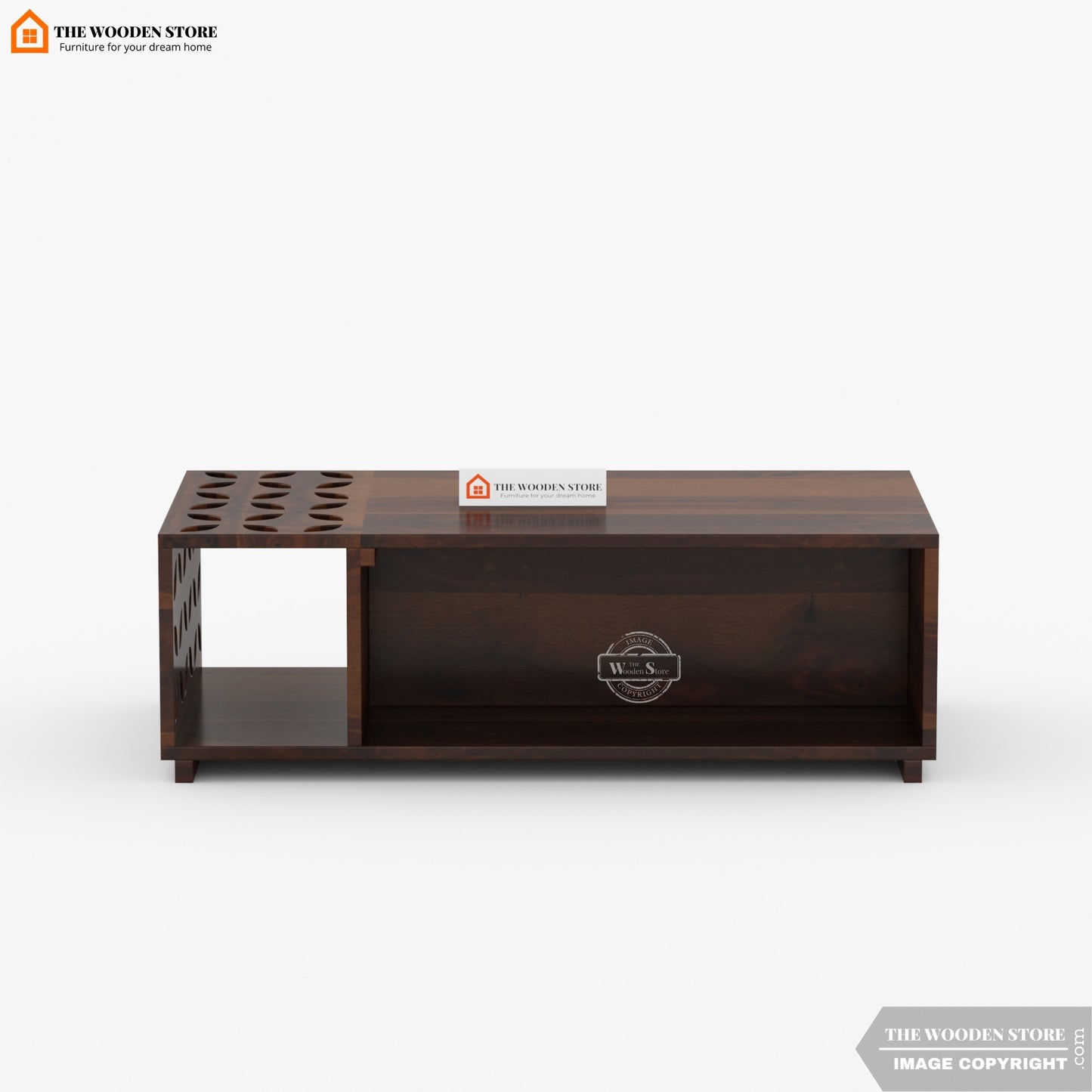 Dolph Coffee Table (Walnut Finish)