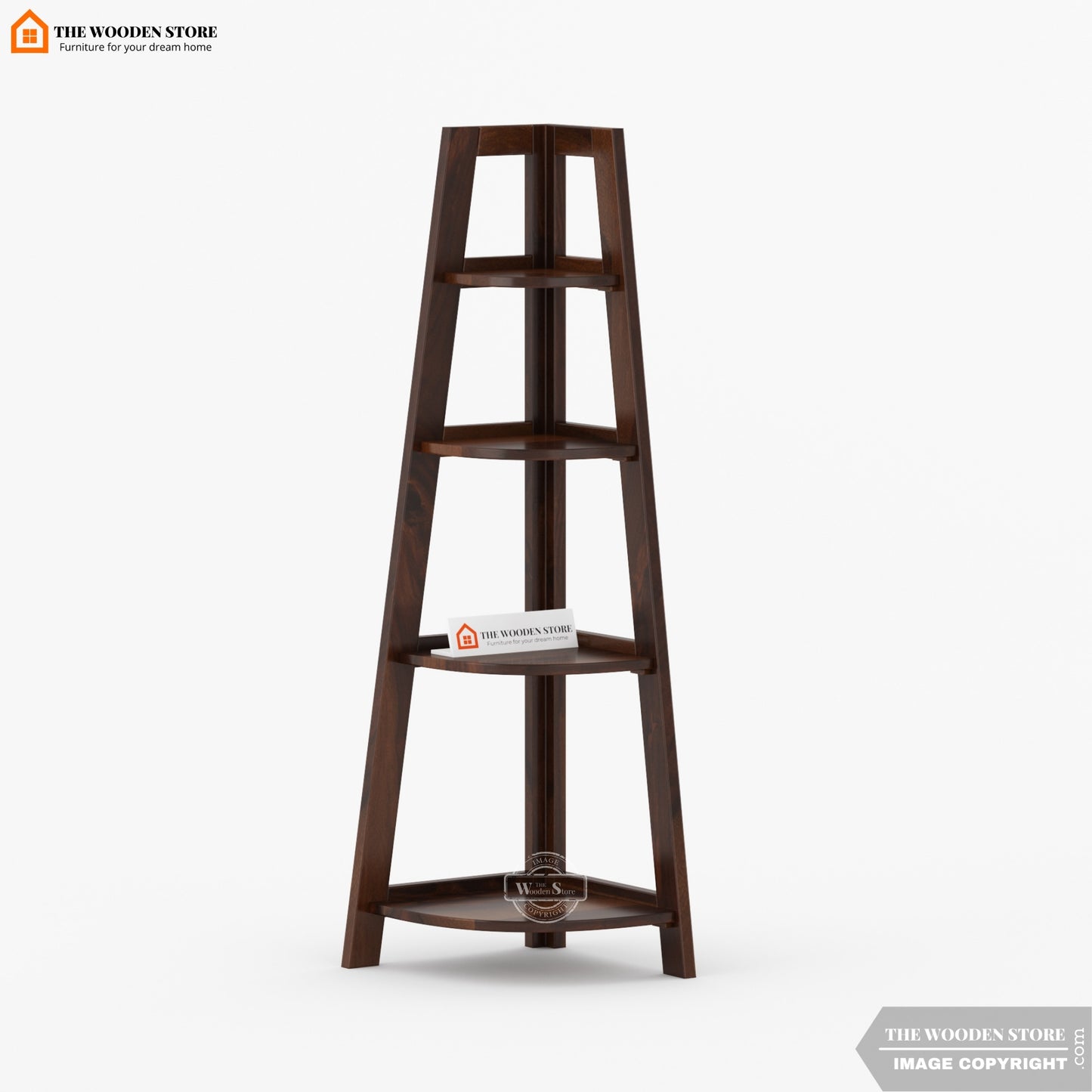 Amber Bookshelf (Walnut Finish)